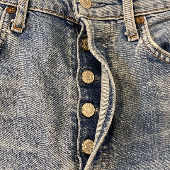 Agolde Women’s 25 Denim Jean Distressed Skinny Fit - Picture 4 of 8